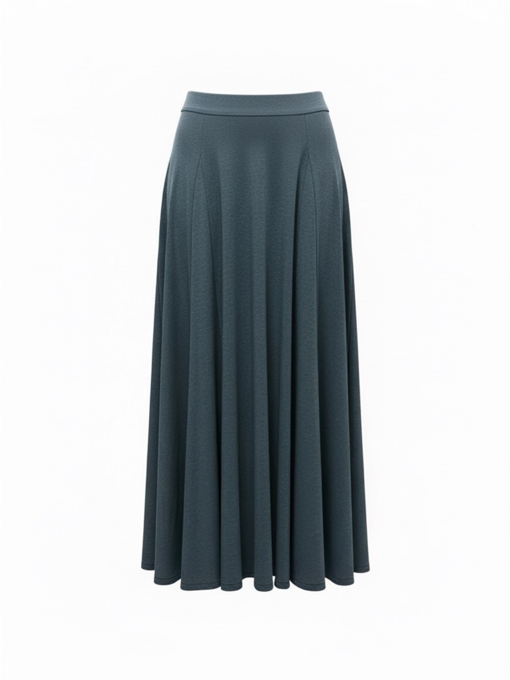 HALARA Deep Teal Pleated Maxi Skirt